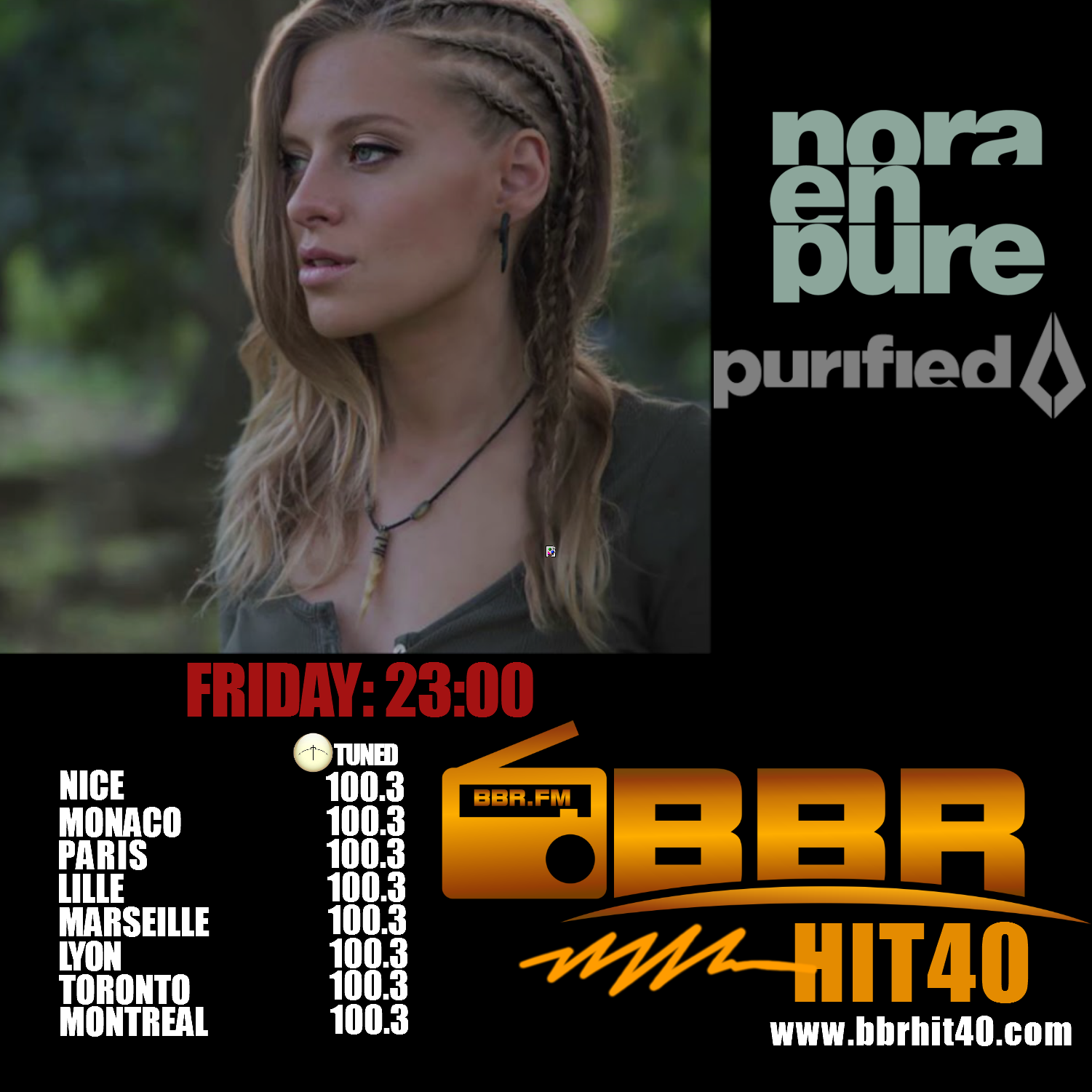 Purified Radio With Nora En Pure BBRHIT40 Medias One Purified Radio With Nora En Pure BBRHIT40 Medias One